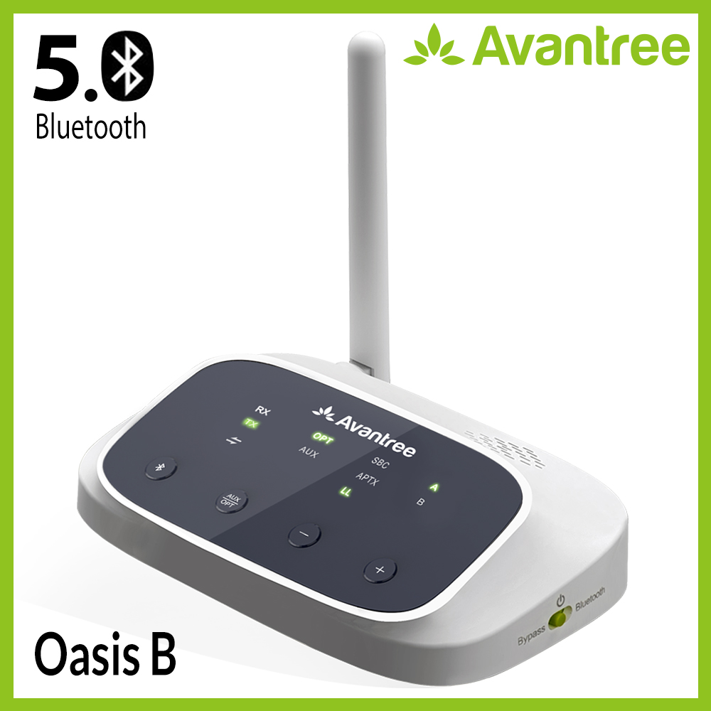 Oasis B Bluetooth 5.0 adapter for streaming music from phone to stereo