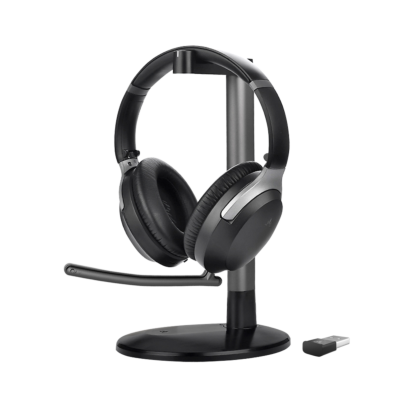 Avantree Aria 8090t set Bluetooth Headphone for PC with USB dongle and boom mic for working at home