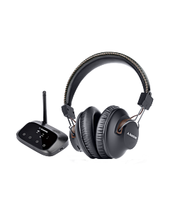  Avantree Audition Pro - Auriculares Bluetooth de 40 horas con  micrófono para música, llamadas y TV, APTX baja latencia, multipunto,  auriculares plegables, inalámbricos y con cable para PC y teléfono :  Electrónica