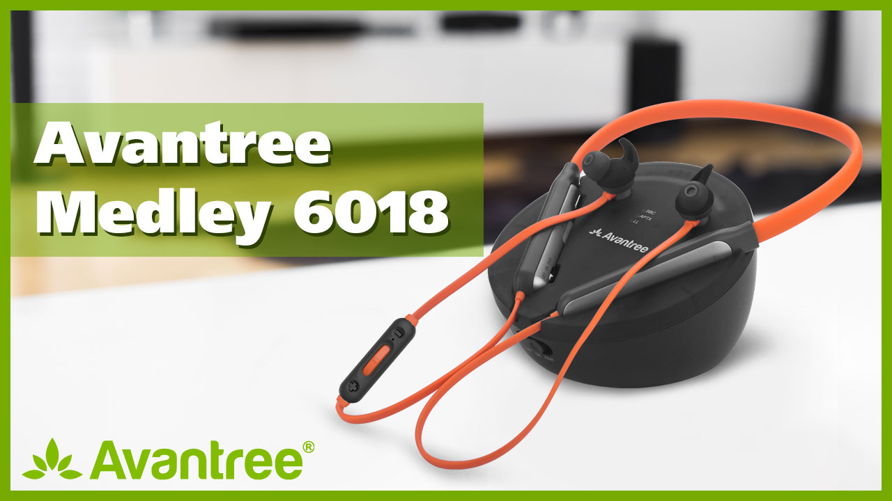 Avantree Medley 6018 Bluetooth Earphones for TV with Charging Dock and External TV Speaker Support