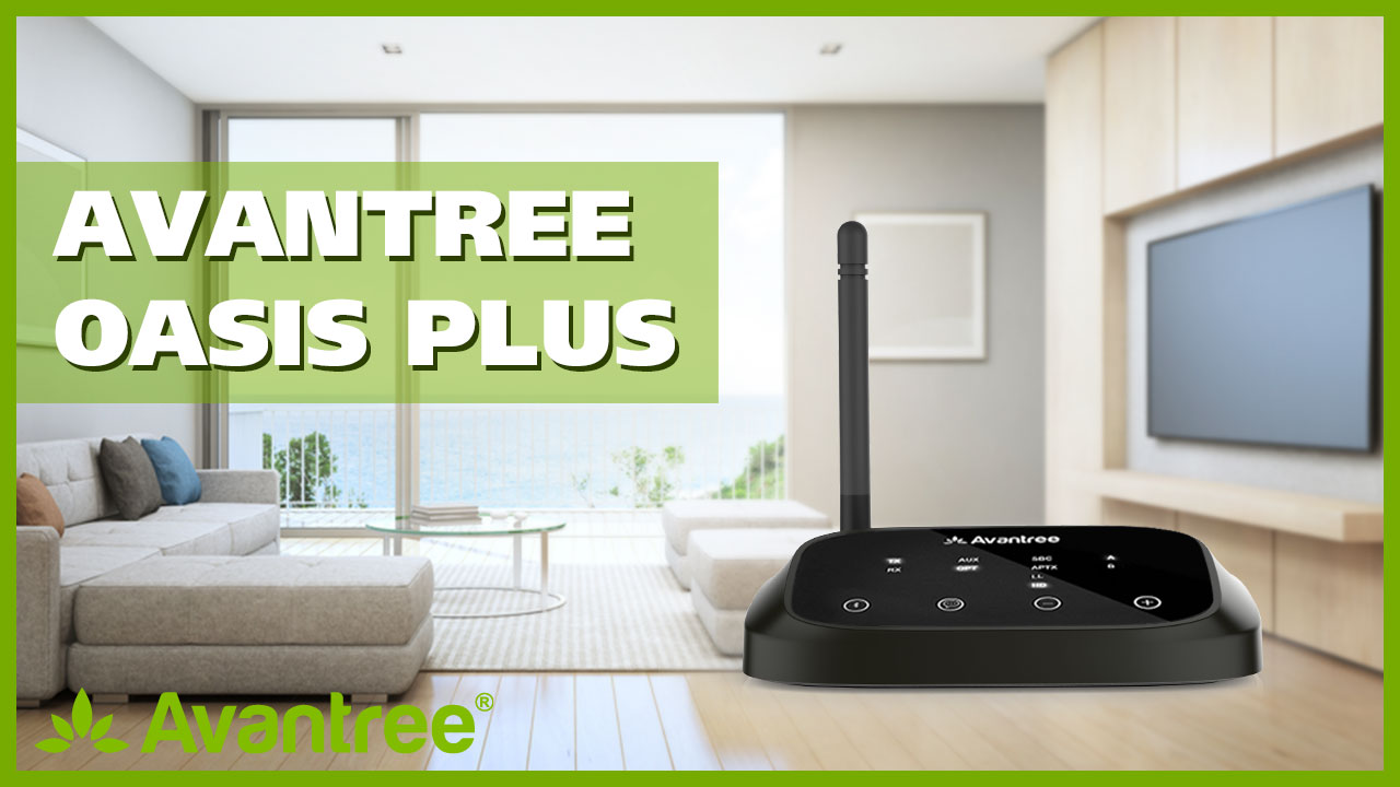 Avantree Oasis Plus Bluetooth HD Audio transmitter with aptX low latency support
