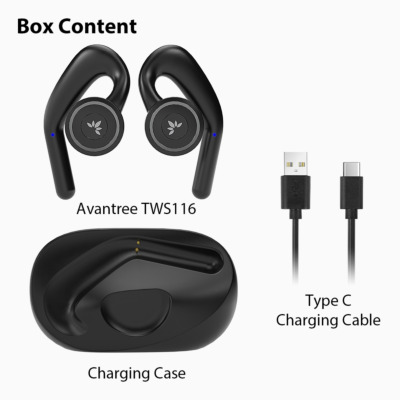 Avantree TWS116 bluetooth earbuds for tv watching with packaging