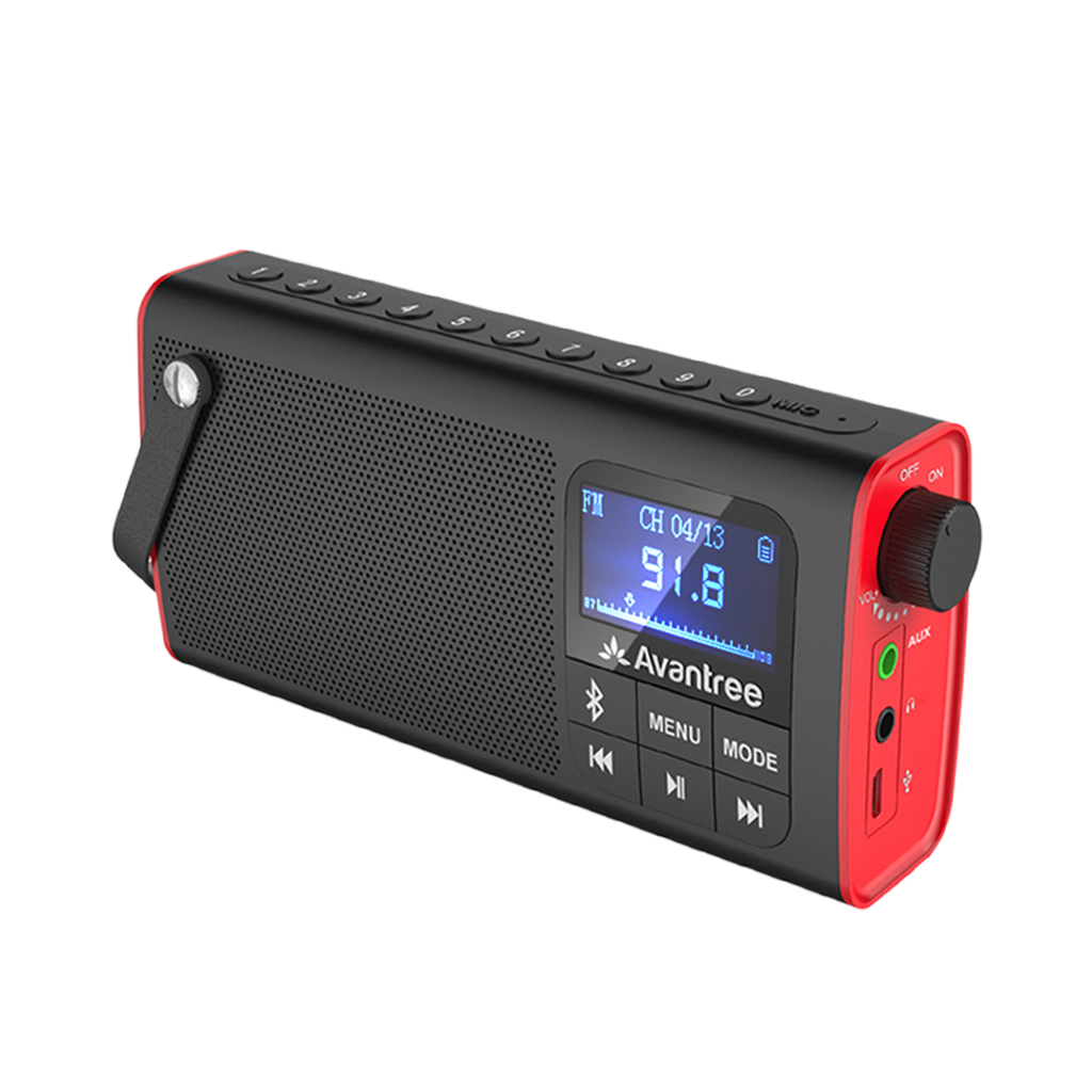 Enceinte nomade,Avantree SP850 Radio FM Portable haut-parleur