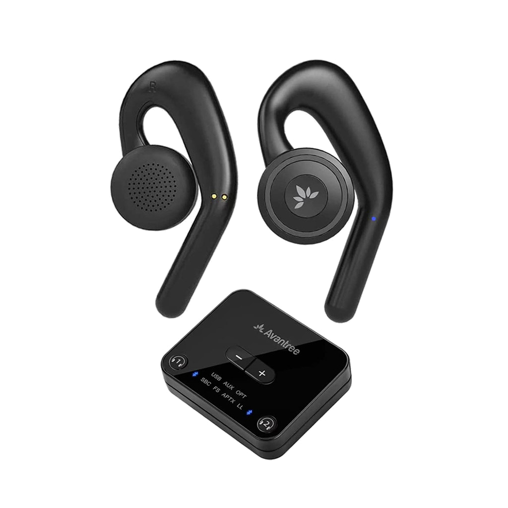 Avantree Ensemble - Casque Over-Ear Auriculaire sans Fil pour Télévision &  Émetteur Station de Charge Bluetooth Universellement Compatible (RCA AUX  Optique), 35h D'autonomie, Audio TV Faible Latence : : High-Tech