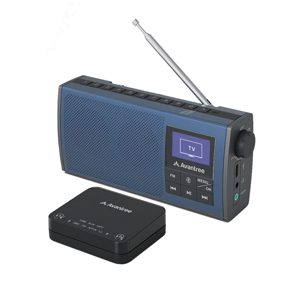 prueba Marcado Pompeya Low Latency Bluetooth TV Transmitter & Speaker/FM Radio Set | Avantree