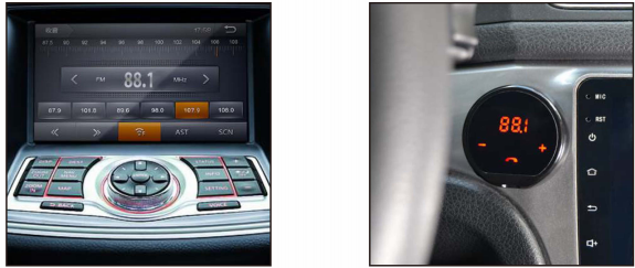 Avantree CK310 Transmisor FM Bluetooth para coche, adaptador de radio  inalámbrico manos libres kit de coche con cinta mágica, encendido  automático