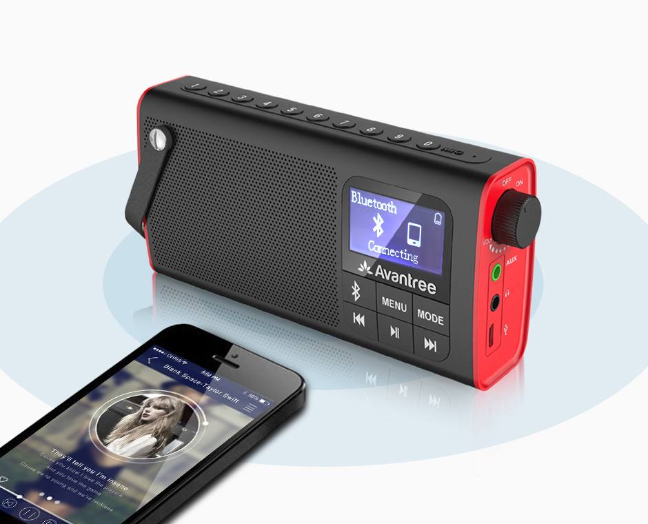 Best Portable Radio with Bluetooth Speaker